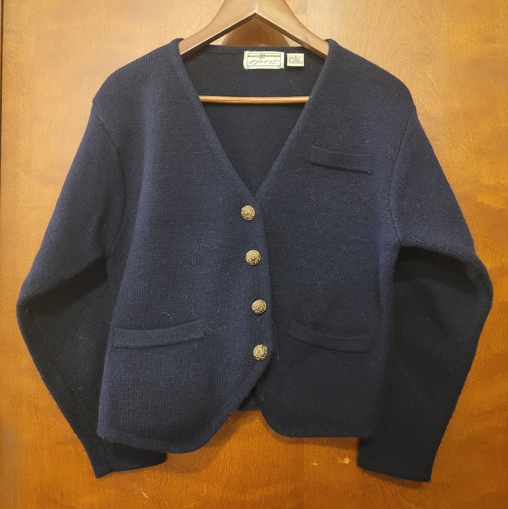 Vintage Navy Cardigan S